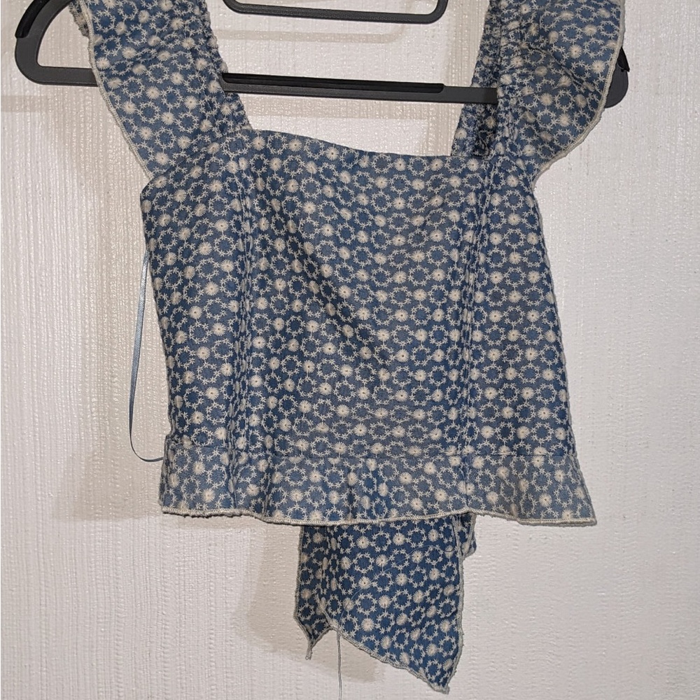 Floral Blue Women's Top